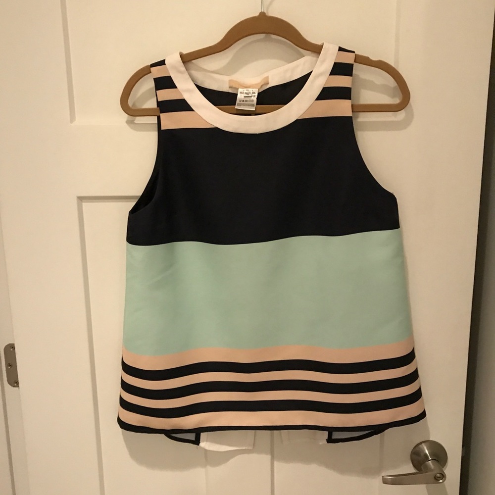 Anthropologie Troubadour sleeveless blouse
